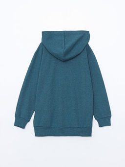 Kap??onlu Erkek ?ocuk Fermuarl? Sweatshirt - Waikiki фото 3