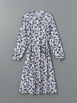 ?i?ekli Kad?n G?mlek Elbise