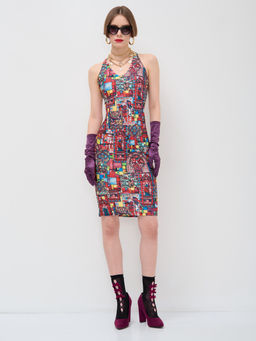 Платье с принтом масло OD-632-3 - Tantino фото 8