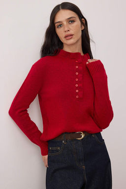 Haki Yaka Detayl? Yumusak Dokulu Triko Kazak TWOAW26KZ00221 - Trendyolmilla фото 13