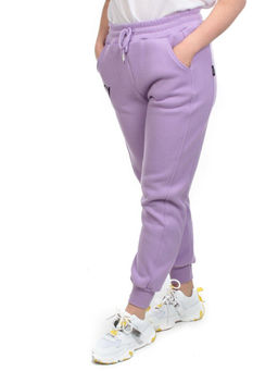 03 LILAC Брюки спортивные женские на флисе (100% хлопок) 7986 - Fashion фото 3