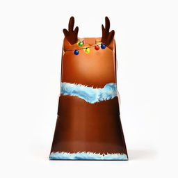 Цена за 5 шт. Коробка новогодняя складная с окном «Оленёнок», 9×16.5×6 см