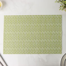 Салфетки сервировочные на стол Доляна, 4 шт., 45×30 см, зелёные