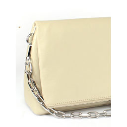 Сумка женская натуральная кожа GU 2033-0019, 1отд+карм/перег, плечевой ремень, бежевый SALE 259852 - Adelia фото 9