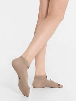 Носки детские (3 пары) бежевые с рисунком в виде собачек - Mark formelle фото 3