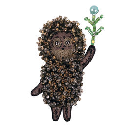 Klart набор для вышивания CMF-10-047 Брошь. Ежик в тумане 4.5 х 7.5 см