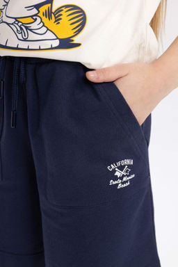 Шорты с принтом для девочек - Defacto фото 5