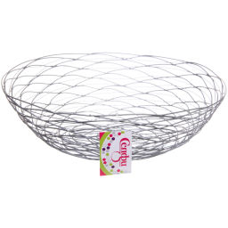 Фруктовница "Brownie" 32*24*9см лоза серая