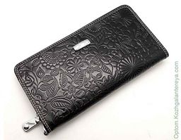 Женский кожаный кошелек на молнии Sergio Valentini СВ 3221-2055