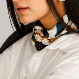 Брошь Ананас Черный - Orgalica фото 4