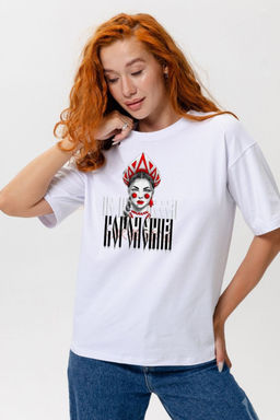 8580 футболка оверсайз женская