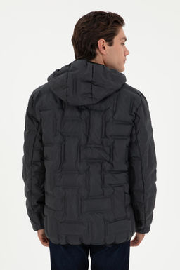 Мужское пальто антрацитового цвета Неожиданная скидка в корзине