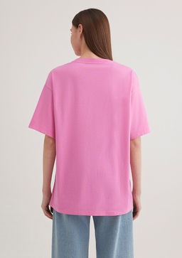 Mavi Logo Bask?l? Pembe Tisort  фото 5