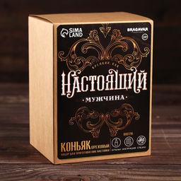 Подарочный набор для приготовления настойки Коньяк ореховый: набор трав и специй 11 г, штоф 500 мл., инструкция