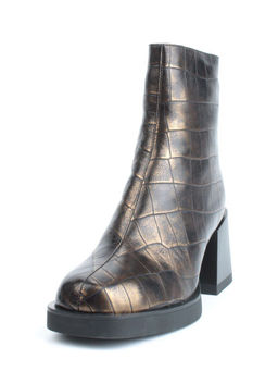 04-ZYM937 BLACK GOLD Ботильоны зимние женские (натуральная кожа, натуральный мех) - Фабричный китай фото 8