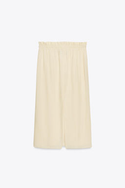 ZW COLLECTION MIDI SKIRT WITH DRAWSTRINGS - Zara фото 7