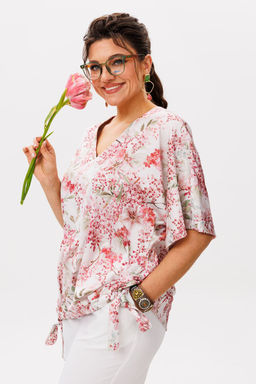 Блуза ANELLI 1606 тюльпановый рай - Michel chic фото 7