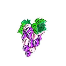 Брошь Виноград