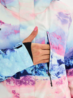 Женская горнолыжная сноубордическая куртка Alpha Endless Ultra Chaleur SNB 423/316_9 Разноцветный  фото 10