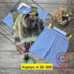 Костюм для мальчика с рисунком