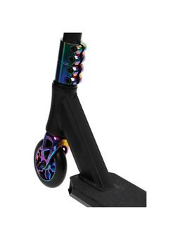 Самокат трюковой GRAFFITI Electric 24, колёса PU 100 мм, SCS компрессия, ABEC 9 Chrome, черный