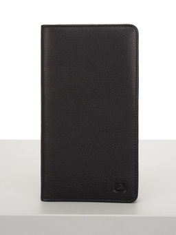 LACCOMA клатч 212-черный натуральная кожа