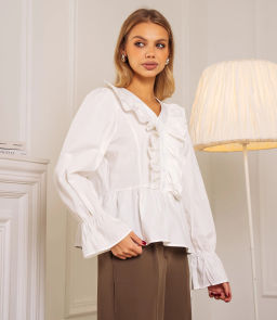 Блуза #КТ2697 (1), белый