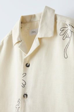 PALMIYE DESENLI RUSTIK GOMLEK - Zara фото 3