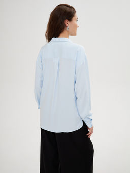 Рубашка 312.030060/голубой - Seven senses фото 4