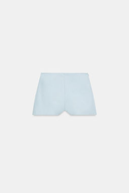 SHORTS TIRO ALTO / Azul claro - Zara фото 4