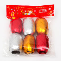 Лента упаковочная матовый металлик, МИКС, 0.5 см ? 10 м - Simaland фото 4