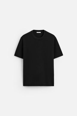 RELAXED FIT KNIT T-SHIRT - Zara фото 7