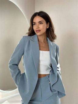 Костюм Ирби (серо-голубой) - Nadi bordo фото 8