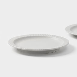 Тарелки Magistro Jarwah Lausanne, d=21.3 см, обеденные, набор 2 шт., фарфор, белые