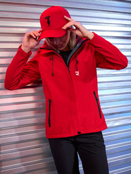 Женская мембранная куртка виндстоппер на флисе Azimuth Сияние 124/23983_711 Красный  фото 31
