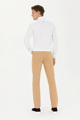 Мужские брюки песочного цвета из парусины Неожиданная скидка в корзине - U.s. polo assn фото 4
