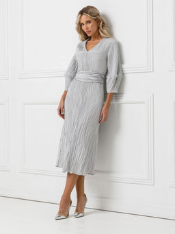 Платье из вискозы с эффектом креш