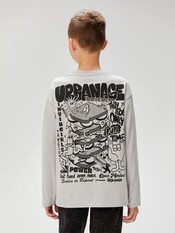 ACOOLA / Джемпер детский для мальчиков Osamu серый