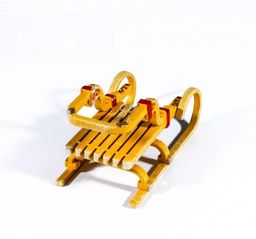 Елочные игрушки: Санки Большие 370-1 - Idh фото 3