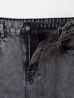 Джинсы Wide fit "Темно-серые" женские