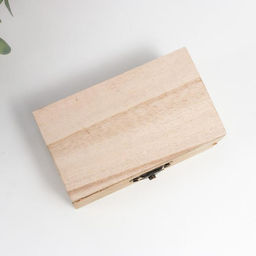 Цена за 12 шт. Шкатулка для росписи дерево «Прямоугольная», для творчества, декора, 5.5×10×6 см