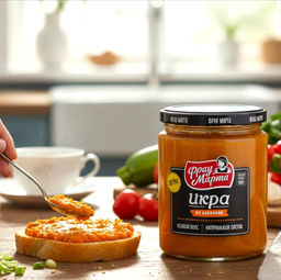 Икра из Кабачков традиц ФрауМарта 430г - Фрау марта фото 2