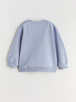 Bisiklet Yaka Erkek Bebek Sweatshirt