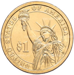 Монета 1 доллар 2013 года (D) США 26-й президент США Теодор Рузвельт