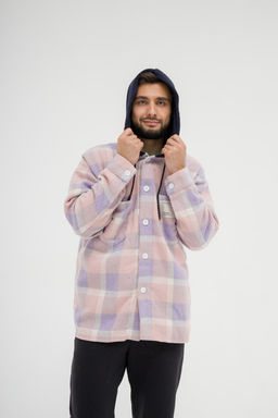 Рубашка утепленная,  толстовка c капюшоном оверсайз - Knitka wear фото 4