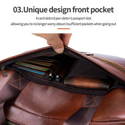 Сумка SW-91502-Brown - Ferro фото 13