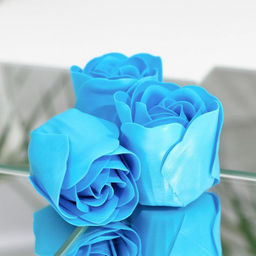 Мыльные розочки, синие, набор 6 шт. - SB BEAUTY фото 4