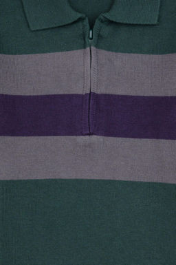 Erkek _ocuk Ye_il Polo Yaka Yar_m Fermuarl_ Kazak - U.s. polo assn фото 3