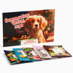 Чай новогодний в пакетиках «Счастливого Нового года», 5 шт.