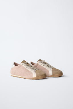 LEATHER SNEAKERS - Zara фото 2